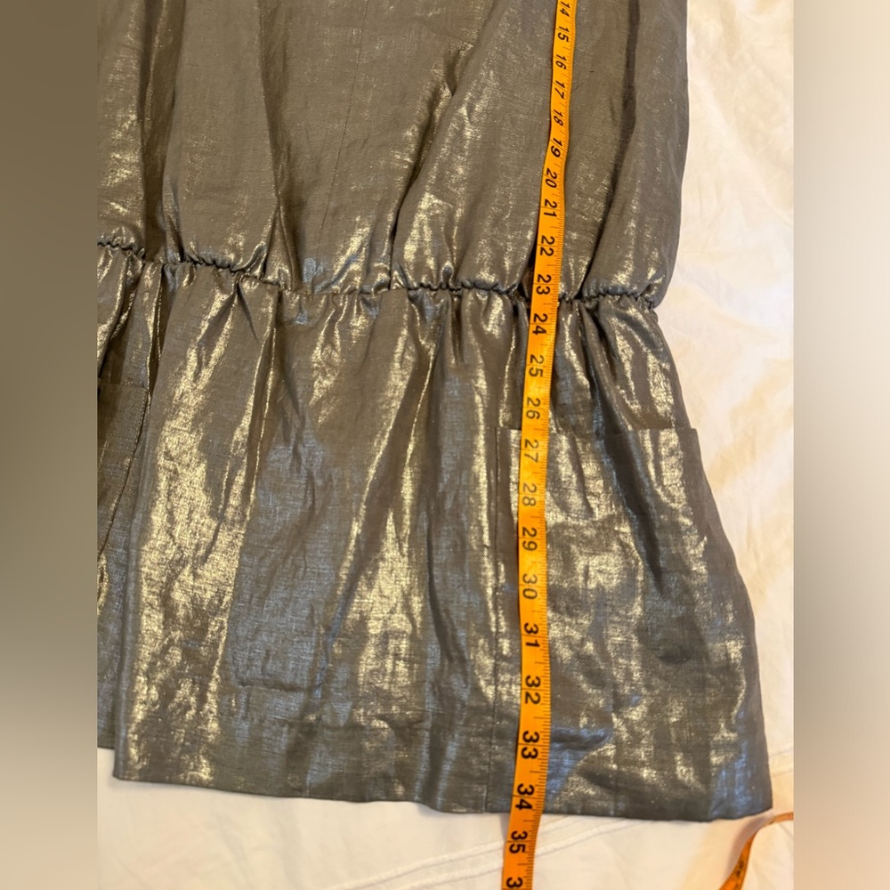 Cynthia Steffe Metallic Gray Dress - Picture 10 of 10